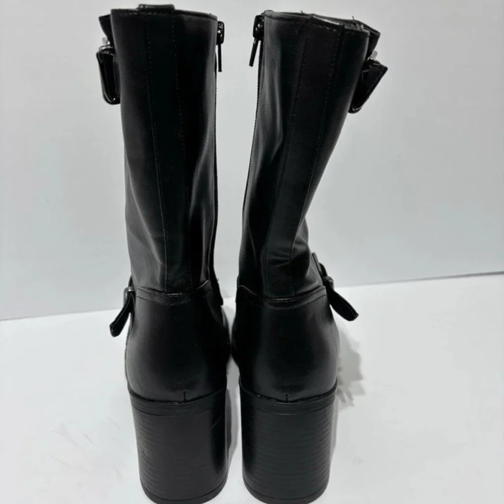 Kenneth Cole Women’s Jenna Black Boots, Size 7.5 M - Picture 4 of 6